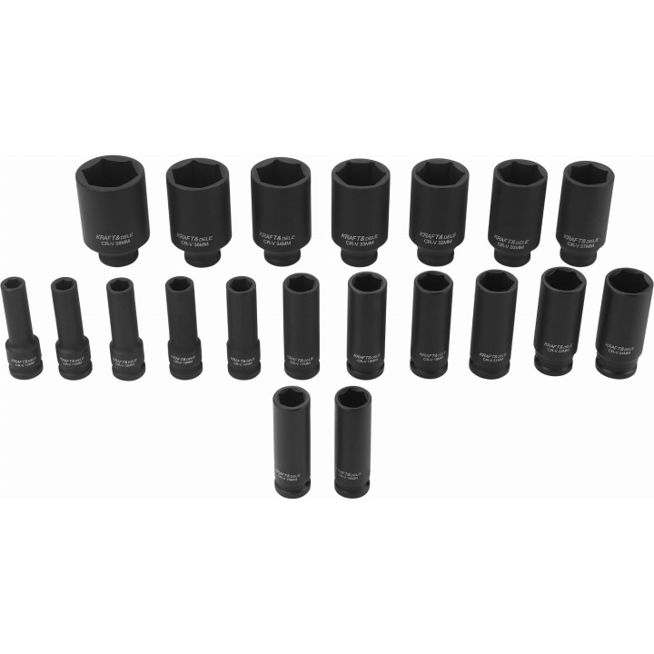 Zestaw nasadek udarowych 20 szt. 1/2" 10-38 mm KD11794