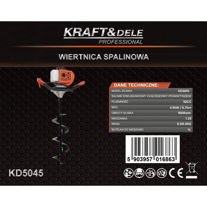 Wiertnica spalinowa 6,7KM KD5045