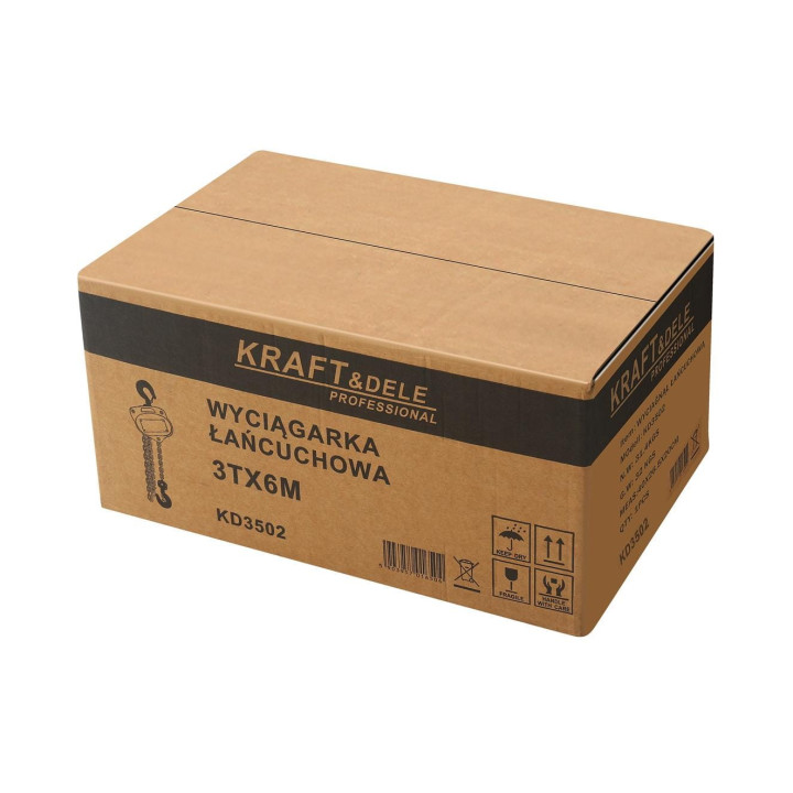 Wciągarka ręczna 3T 6M KD3502