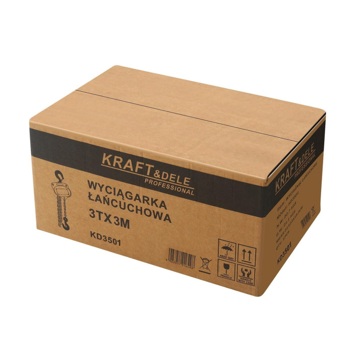 Wciągarka ręczna łańcuchowa 3T 3m KD3501