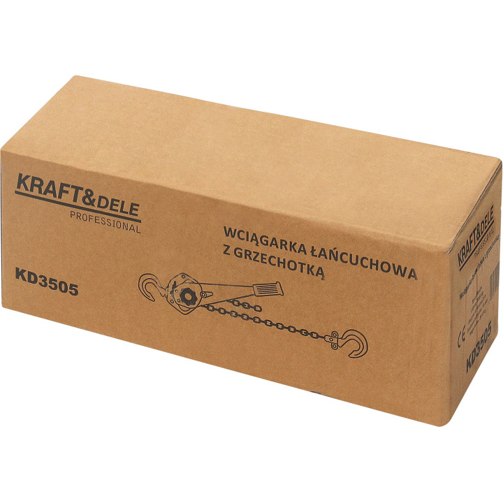 Wciągarka ręczna z grzechotką 3m 3T KD3505