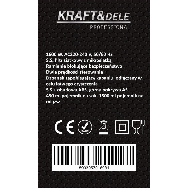 Sokowirówka 1600W KD4138