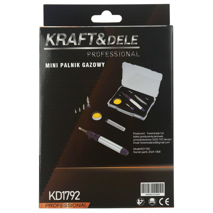 MINI PALNIK GAZOWY W ETUI KD1792