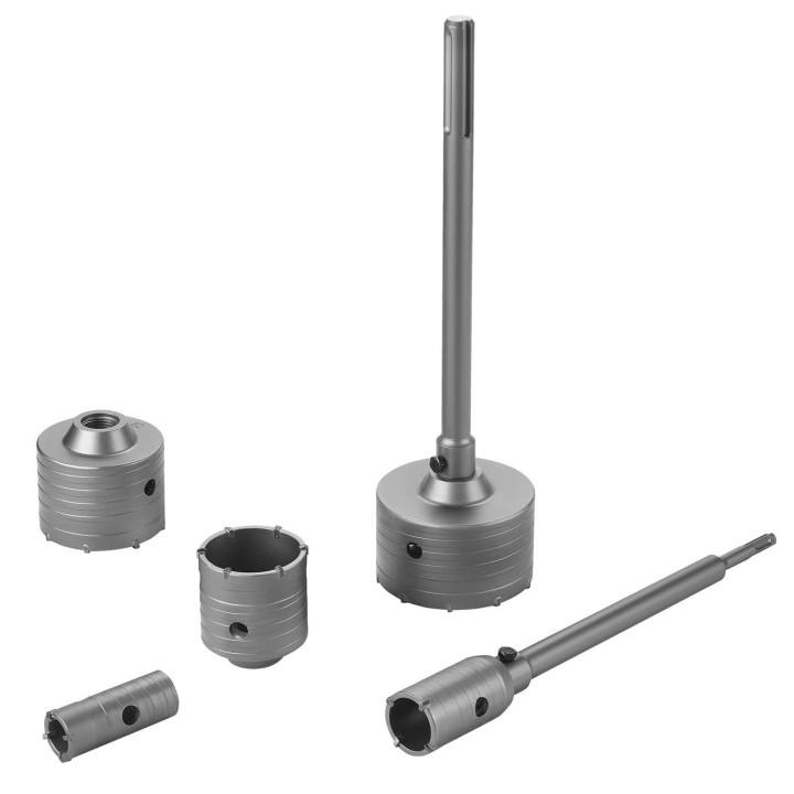 OTWORNICE DO BETONU MURU KORONKI FREZ SDS MAX PLUS 30-100mm KD12640