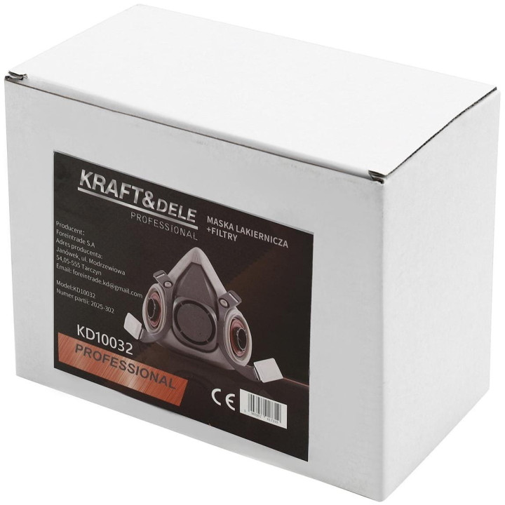 OKULARY + MASKA Z FILTREM KD10032