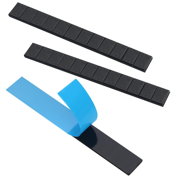 Ciężarki klejone do felg aluminiowych 12x5g 100 sztuk KD5906