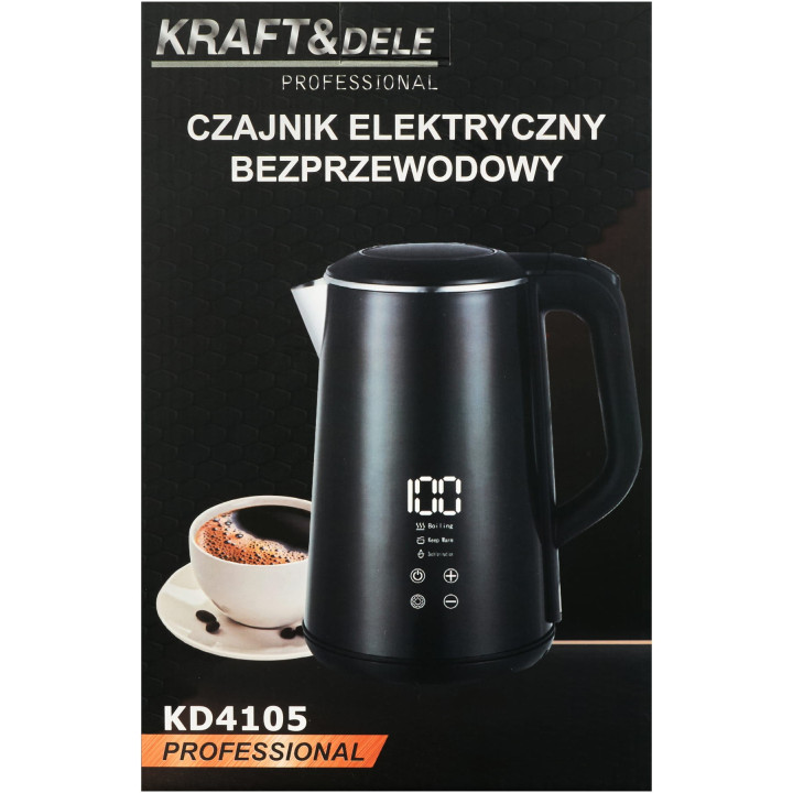 Czajnik Elektryczny z regulacją temperatury 1,6L 1500W KD4105