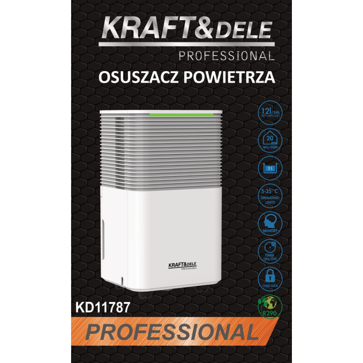 OSUSZACZ POWIETRZA 12L/24H 200W KD11787