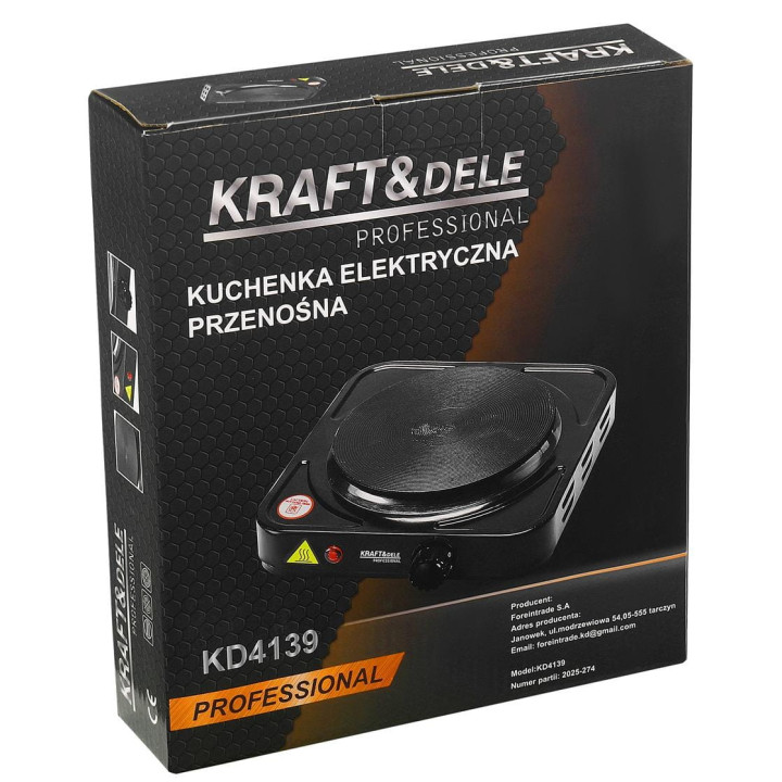 KUCHENKA ELEKTRYCZNA 1500W KD4139
