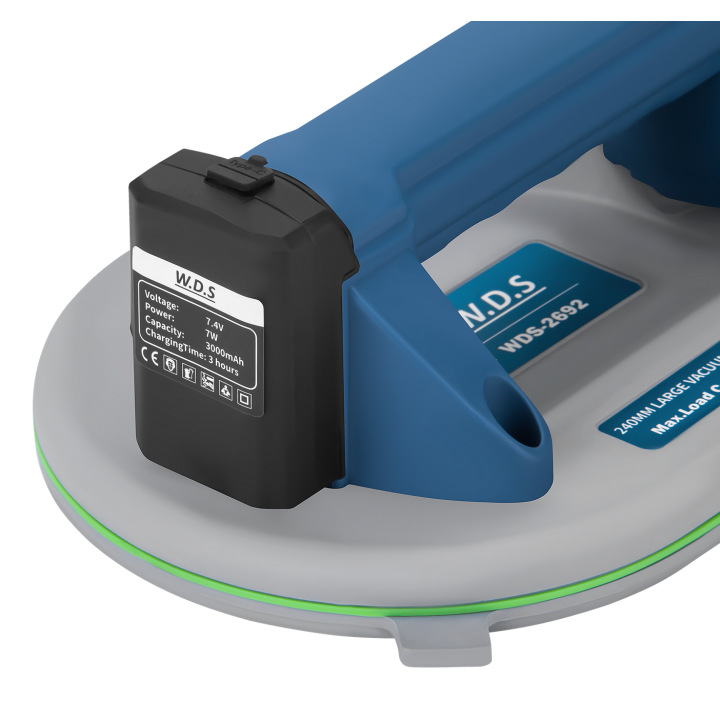 Przyssawka akumulatorowa 240mm 300kg USB-C WDS2692