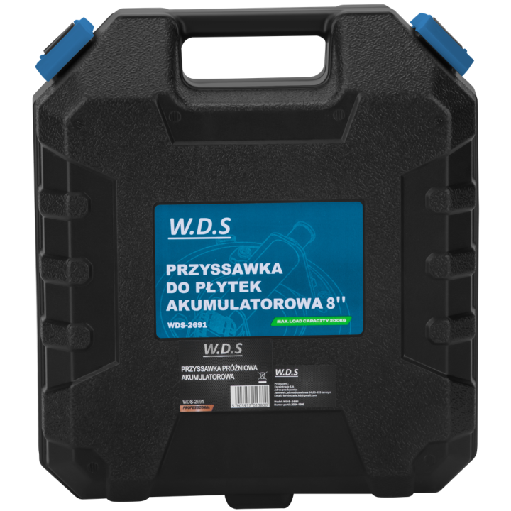 Przyssawka akumulatorowa 200mm 200kg USB-C WDS2691