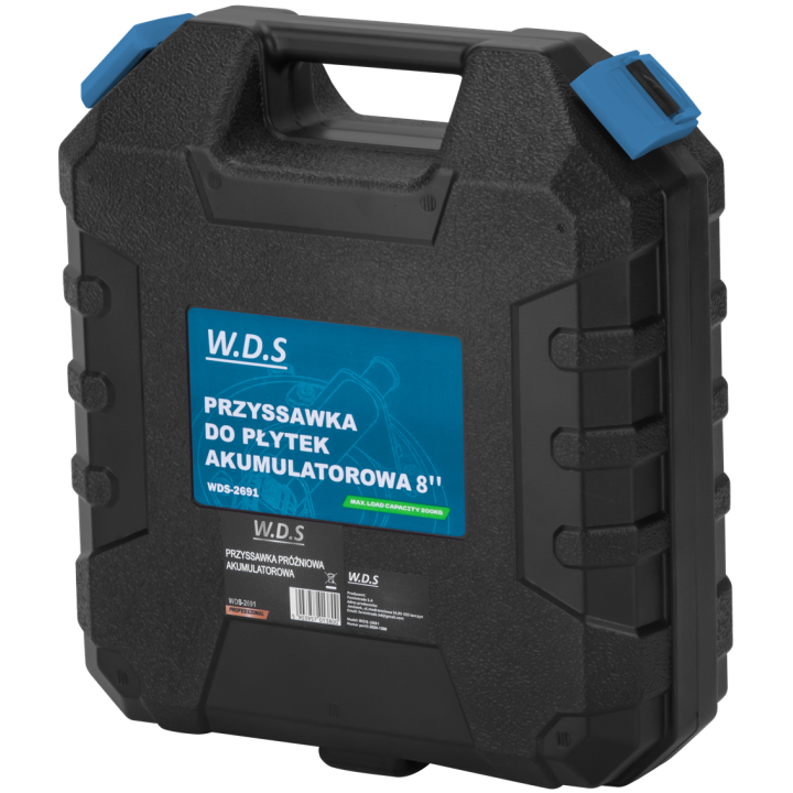 Przyssawka akumulatorowa 200mm 200kg USB-C WDS2691