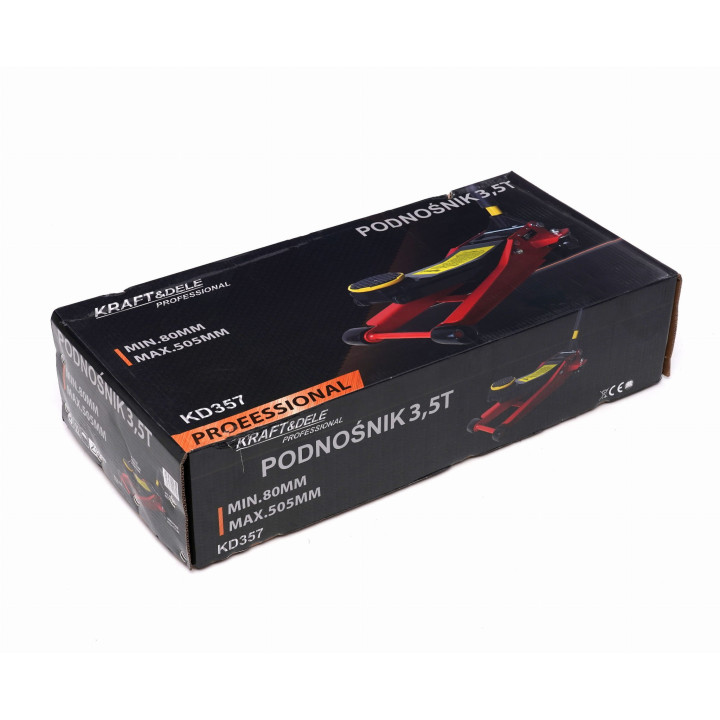 Podnośnik z pedałem 3,5T 80-505mm KD357