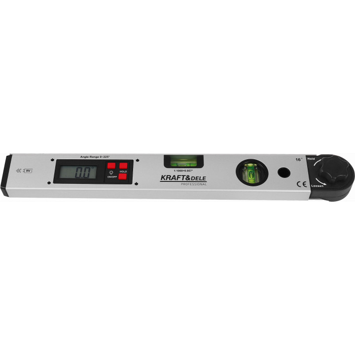 KĄTOMIERZ ELEKTR. Z POZIOMNICA LCD 400 MM KD3561