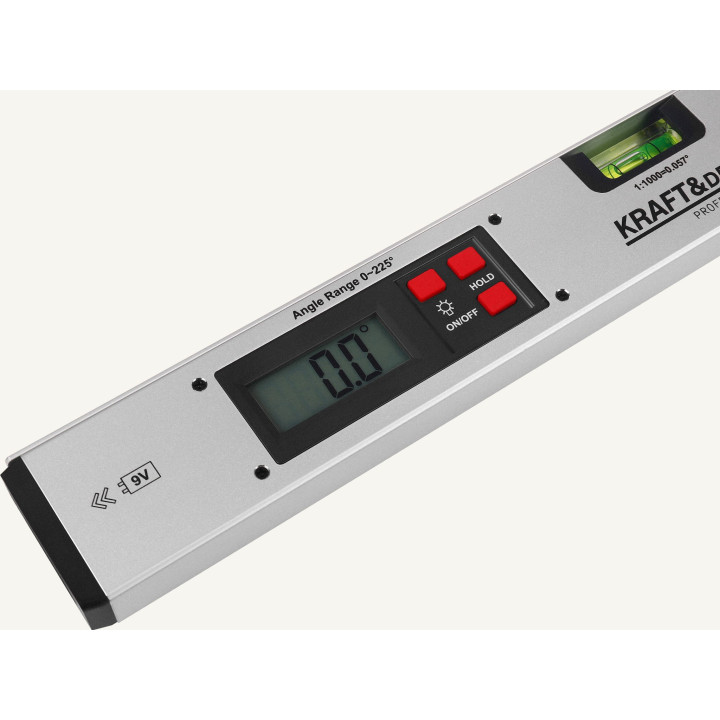 KĄTOMIERZ ELEKTR. Z POZIOMNICA LCD 400 MM KD3561