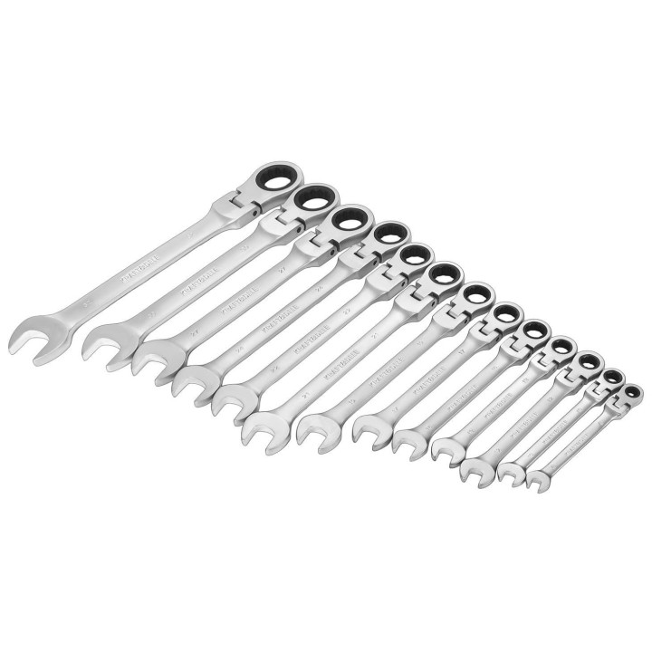 KLUCZE PŁASKO-OCZKOWE Z GRZECHOTKĄ ŁAMANE 13szt 8-32mm KD11305