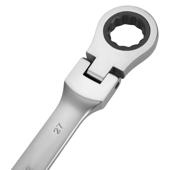 KLUCZE PŁASKO-OCZKOWE Z GRZECHOTKĄ ŁAMANE 13szt 8-32mm KD11305
