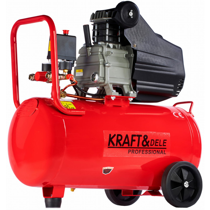 KOMPRESOR 50L + ZESTAW PNEUMATYCZNY KD401 K3