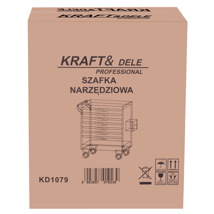 Szafka warsztatowa PUSTA KD1079