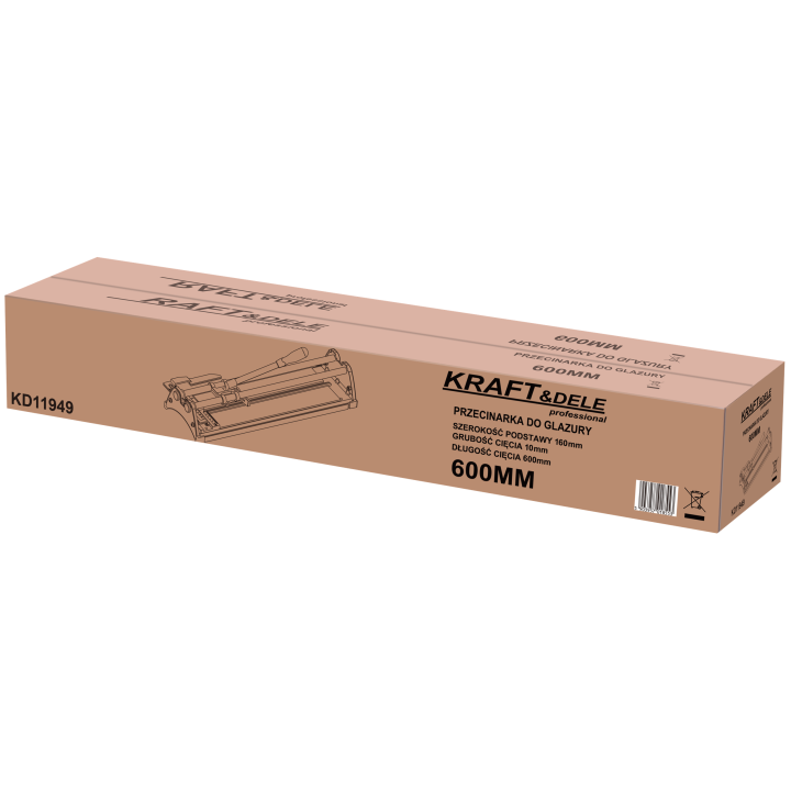 Profesjonalna przecinarka do glazury 600mm KD11949