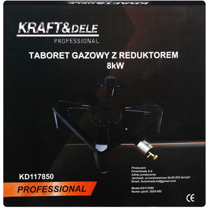 TABORET GAZOWY 8kW KD117850