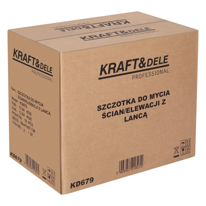 Szczotka do mycia kostki/elewacji z przedłużką KD679