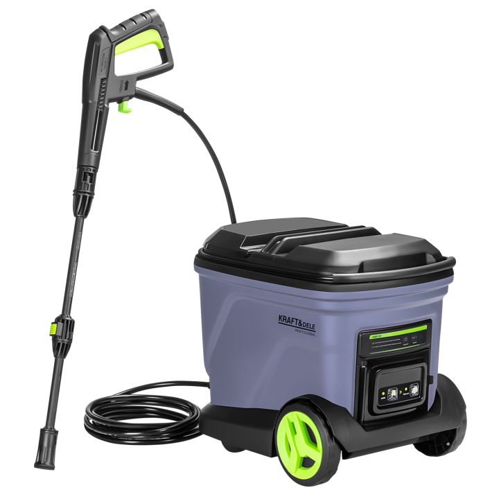 Myjka akumulatorowa ze zbiornikiem 20L 700W 42V 3000mAh 200bar 260l/h KD5372