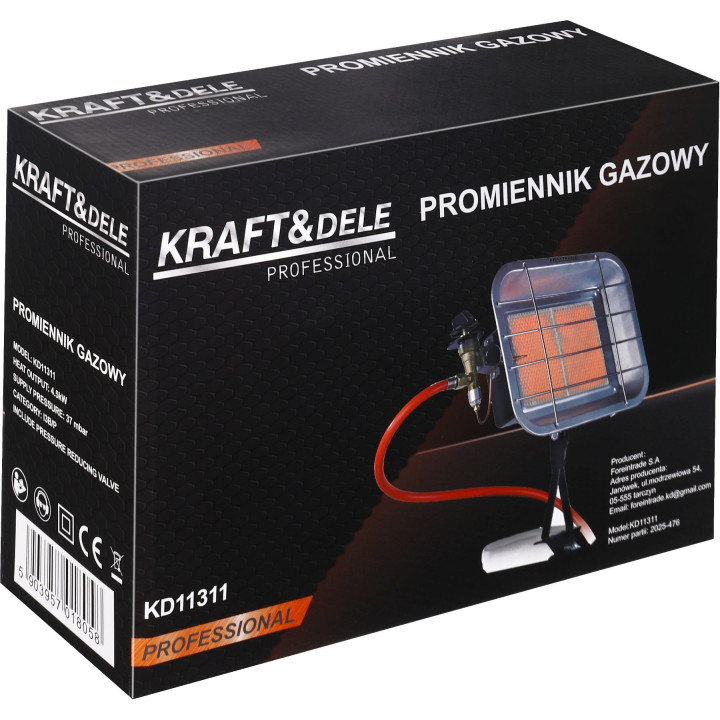 Promiennik gazowy 4,5kW KD11311