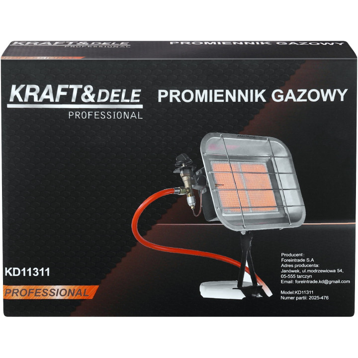 Promiennik gazowy 4,5kW KD11311