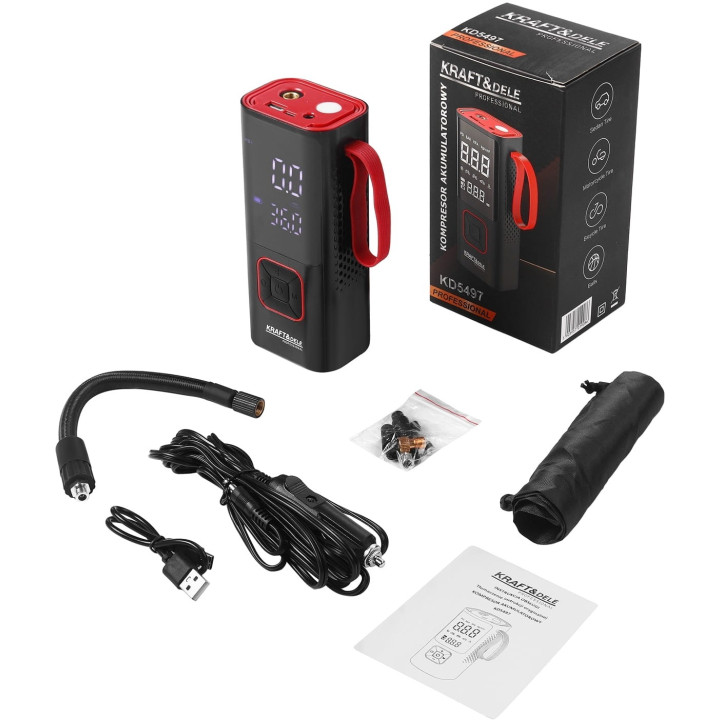 KOMPRESOR AKUMULATOROWY 85W 7800mAh KD5497