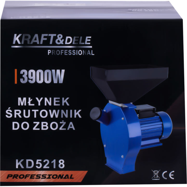 MŁYNEK/ŚRUTOWNIK DO ZBOŻA 3900W KD5218