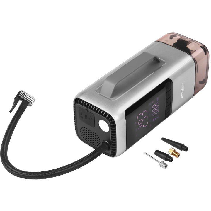 URZĄDZENIE WIELOFUNKCYJNE ODKURZACZ / JUMP-STARTER / POMPKA / DMUCHAWA / LATARKA / POWERBANK KD5498