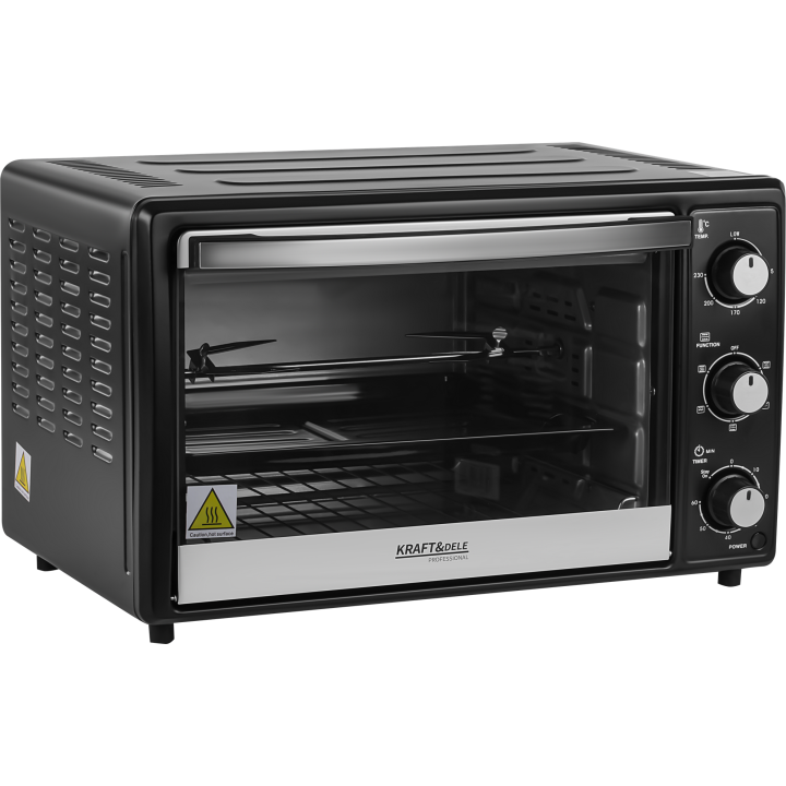 KUCHENKA ELEKTRYCZNA 30L 1650W FUNKCJA ROŻNA+AKCESORIA KD4111