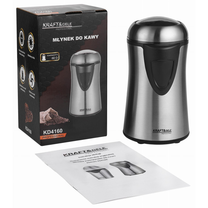 MŁYNEK DO KAWY 60G 300W KD4160