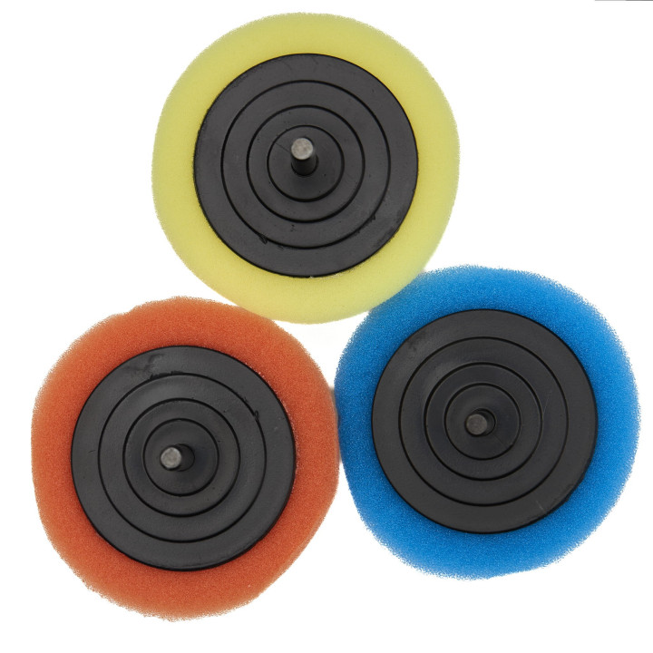 Gąbki polerskie stożek do felg 150mm zestaw 3szt. KD1592