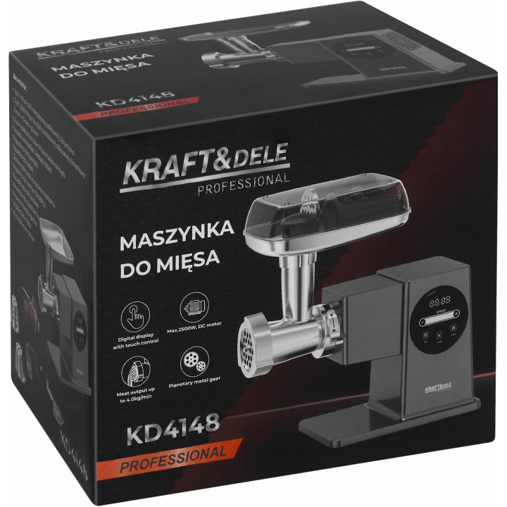 MASZYNKA DO MIELENIA MIĘSA 4KG/MIN 2500W KD4148