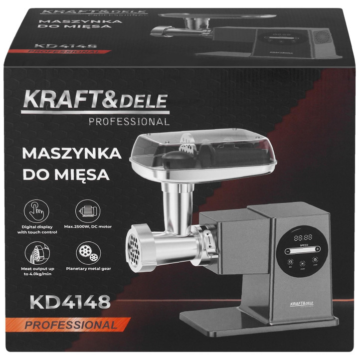 MASZYNKA DO MIELENIA MIĘSA 4KG/MIN 2500W KD4148