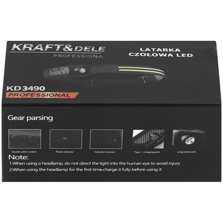 LATARKA LED CZOŁOWA KD3490