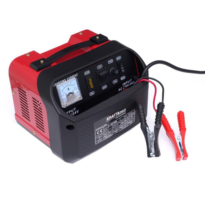 Prostownik samochodowy 12V 24V 10A 60Ah KD1905