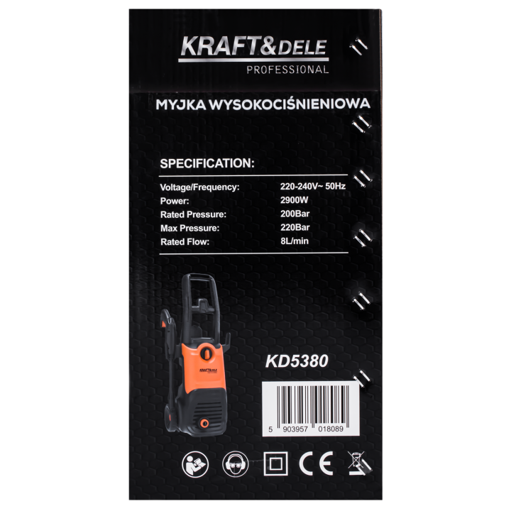 Myjka Ciśnieniowa 2900W 220 Bar KD5380