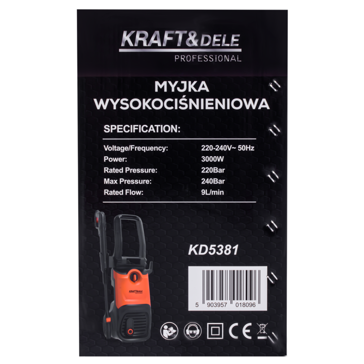 Myjka ciśnieniowa 3000W 240 Bar KD5381