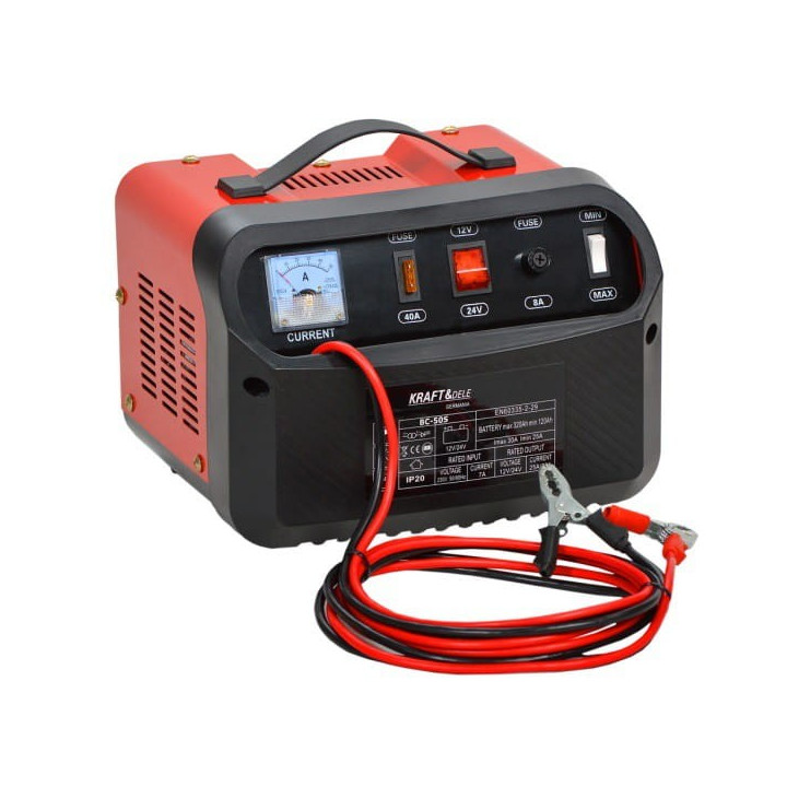 Prostownik samochodowy 12V 24V 10A 60Ah KD1905
