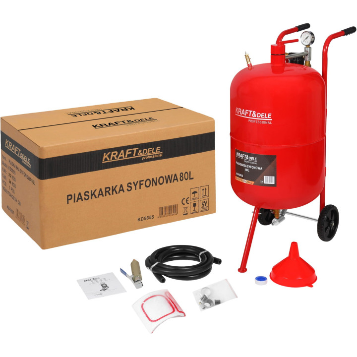 PIASKARKA SYFONOWA 80L + AKCESORIA KD5855