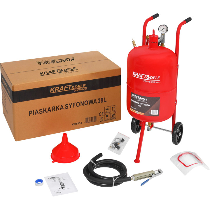 PIASKARKA SYFONOWA 38L + AKCESORIA KD5854