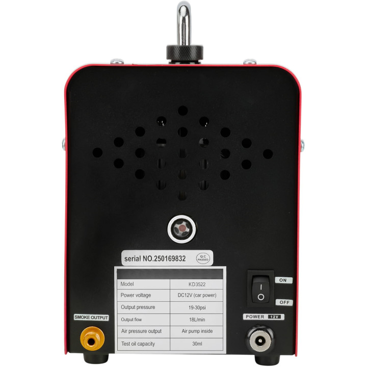 Generator dymu do sprawdzania szczelności układów 12V 18l/min 30ml KD3522