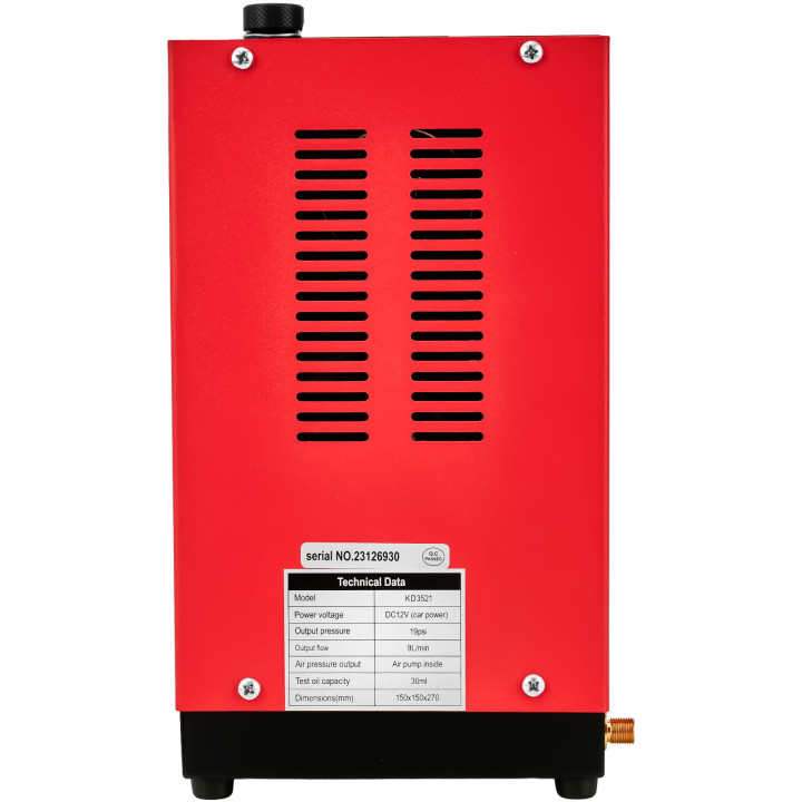 Generator dymu do sprawdzania szczelności układów 12V 9l/min 30ml KD3521