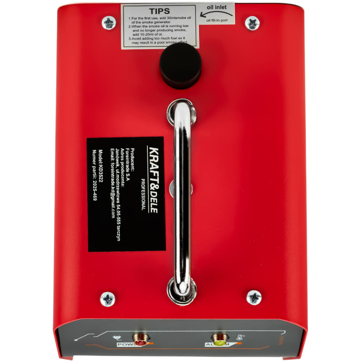 Generator dymu do sprawdzania szczelności układów 12V 18l/min 30ml KD3522