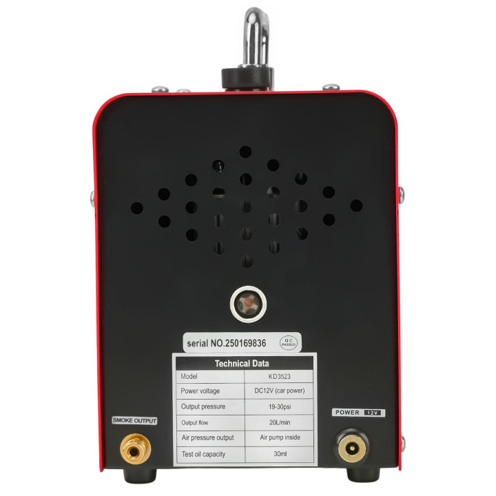 Generator dymu do sprawdzania szczelności układów 12V 20l/min 30ml KD3523