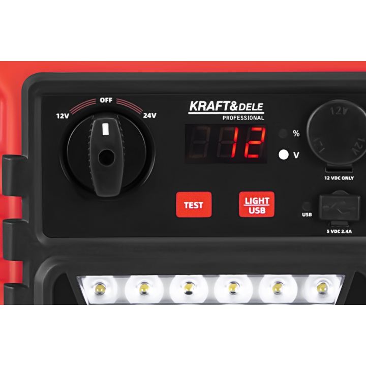 JUMP-STARTER 3400/1400A 12/24V+OŚWIETLENIE KD5345