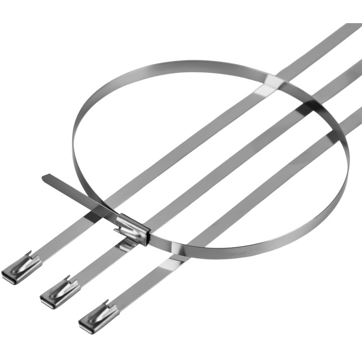 OPASKI ZACISKOWE STALOWE/METALOWE 4,6 x 300 100EL. KD10864